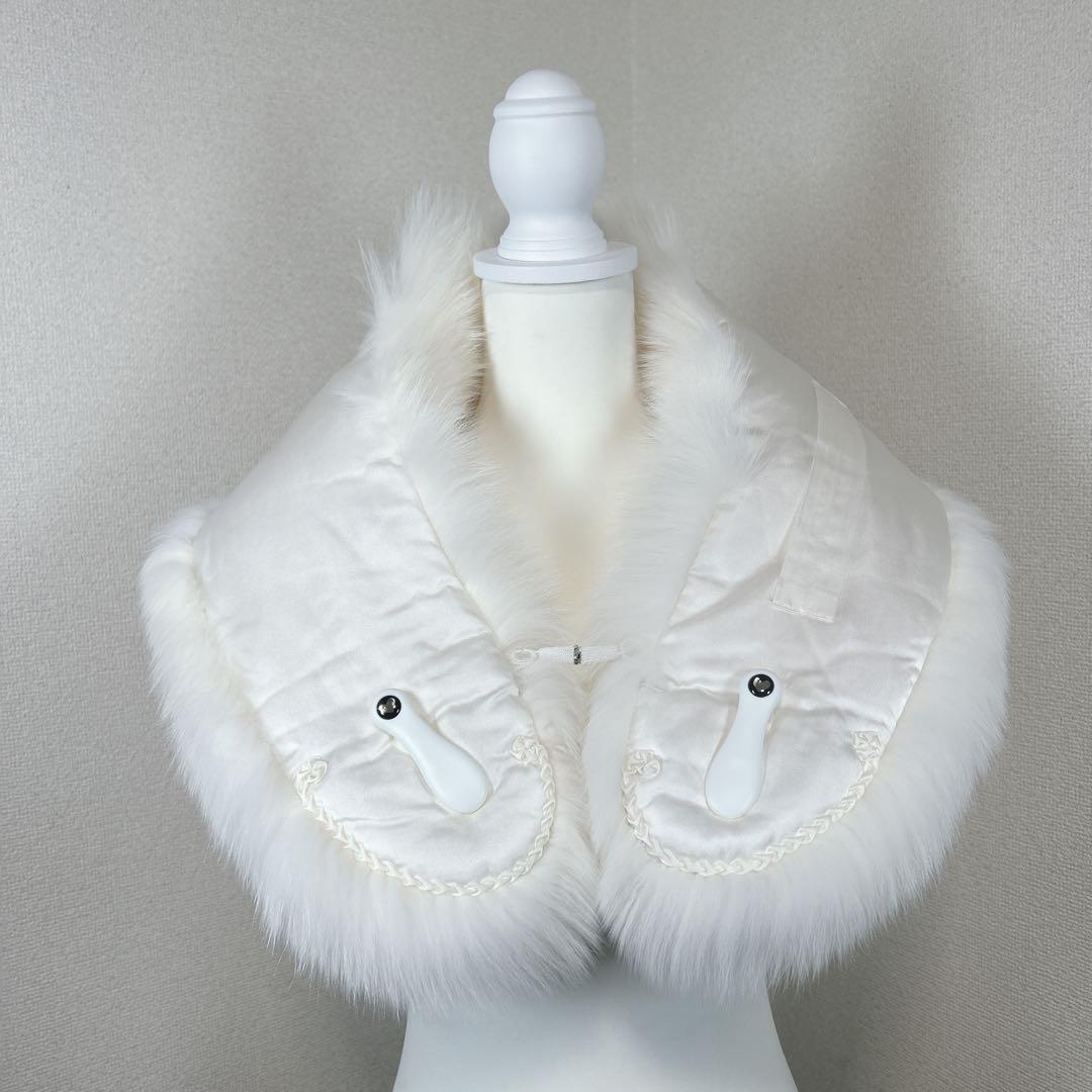 ✨最高級・希少✨　サガファーズ　シャドーフォックス　毛皮　ストール　マフラー