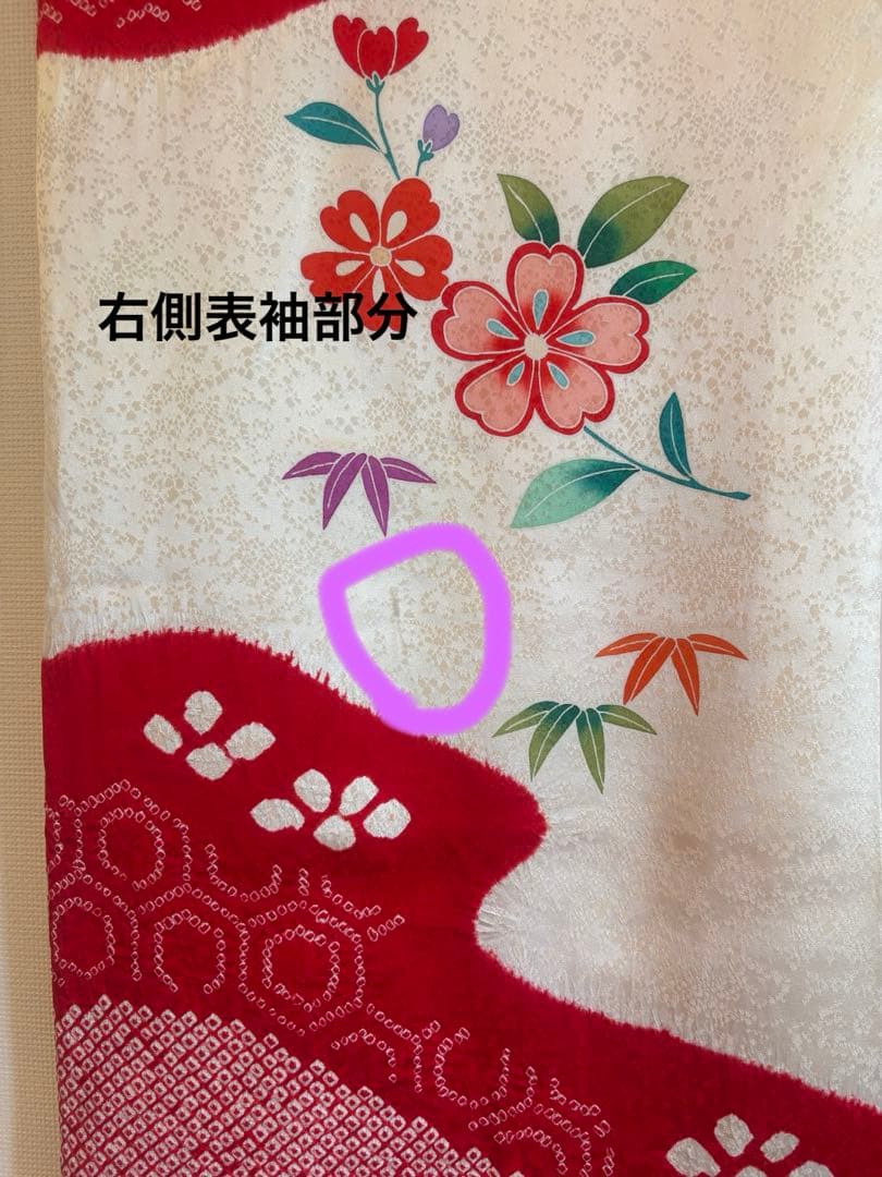 七五三　7歳　女の子　正絹　着物・長襦袢.帯