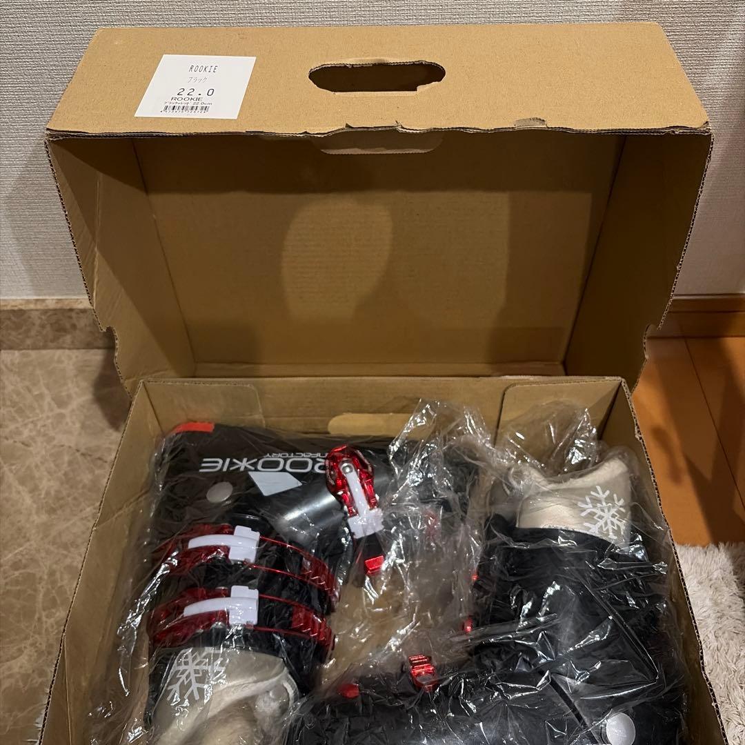 ロシニョール　スキー板　スキーブーツ　ストック　ジュニア　セット 120 22