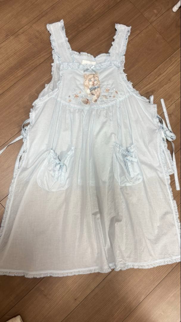 pinkhouse 猫　タブリエ　エプロン