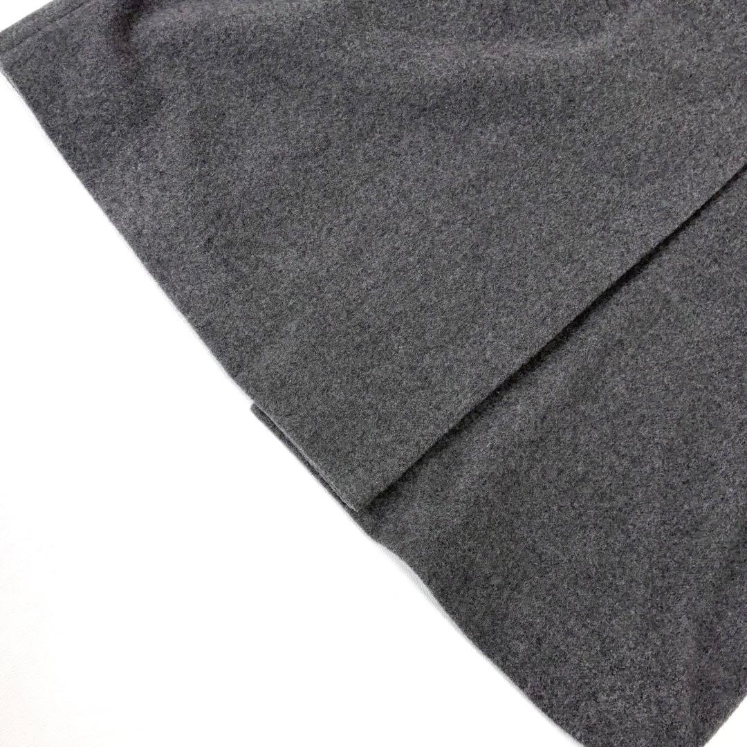 mizuiroind ミズイロインド ウール スタンドカラー コート ロング