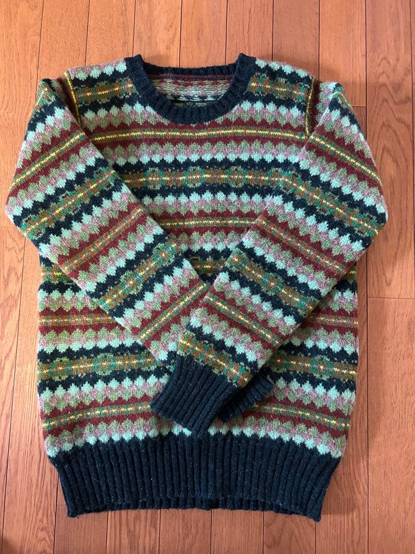 三國万里子　ほぼ日　フェアアイルセーター