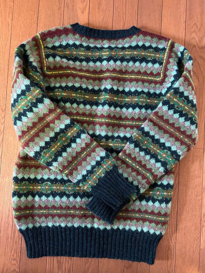 三國万里子　ほぼ日　フェアアイルセーター