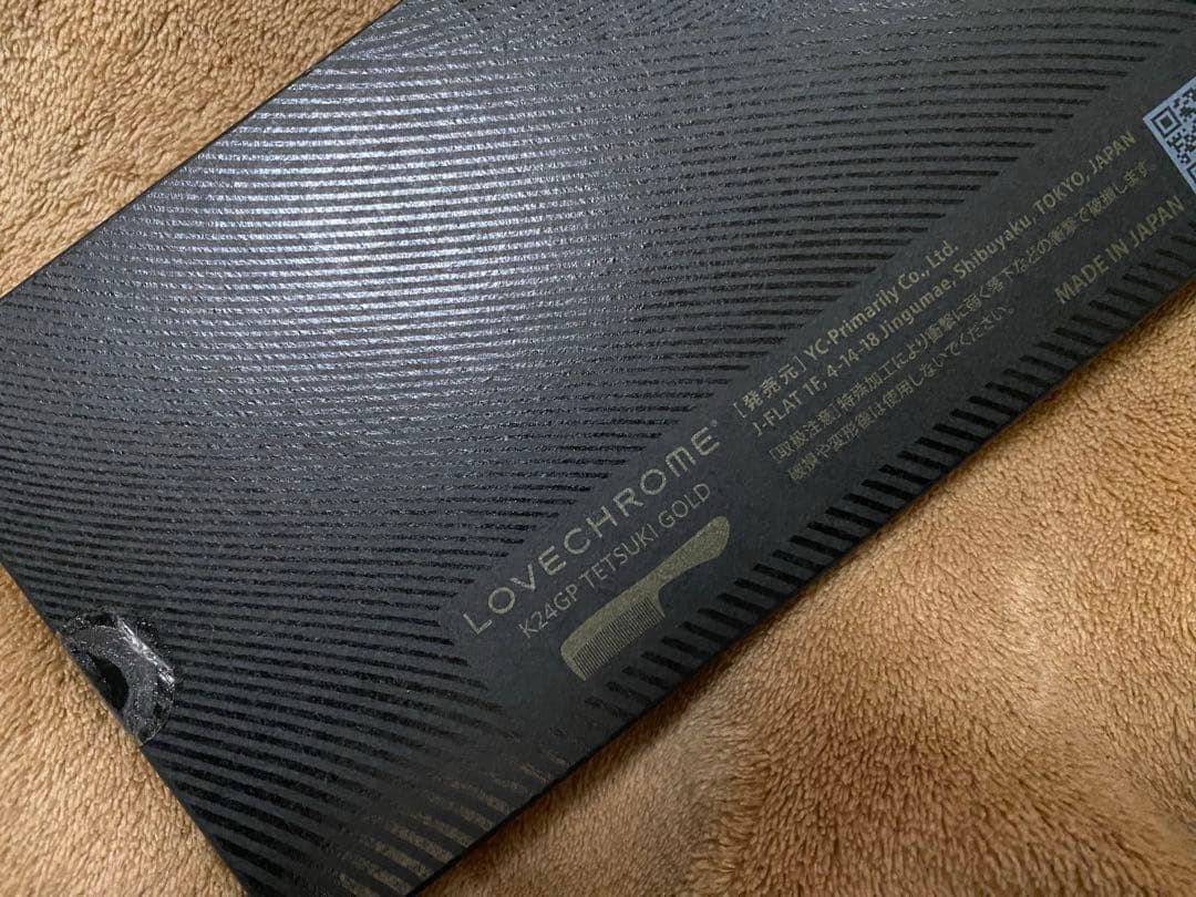 LOVECHROME K24GP ラブクロム ゴールド テツキ コーム