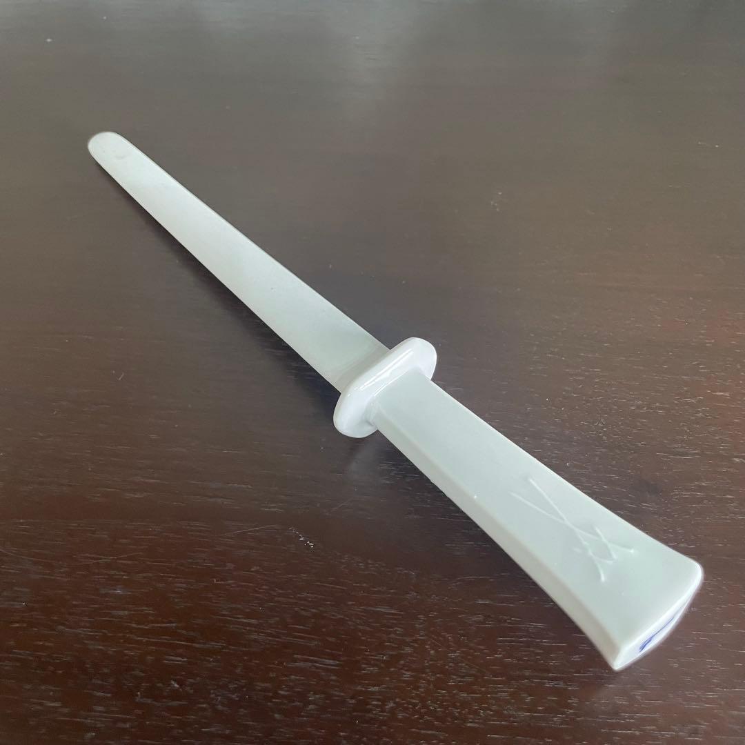 MEISSEN マイセン　ナイフシャープナー　ホワイト　双剣