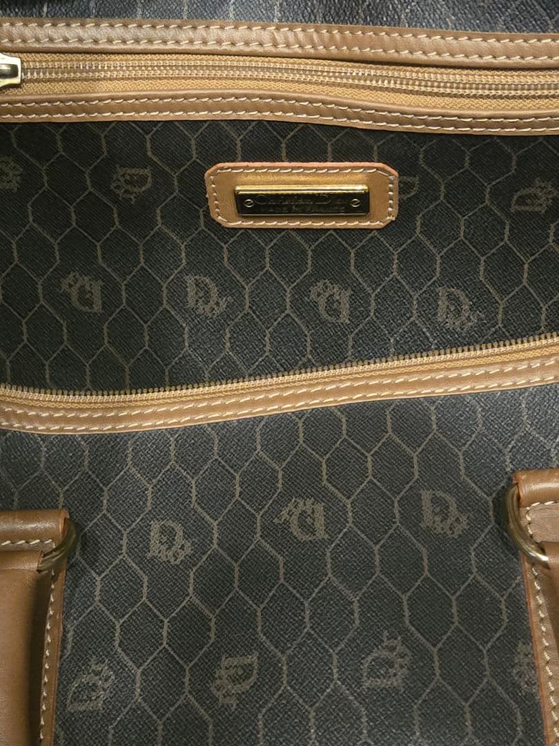 Christian Dior ボストンバッグ ハニカムパターン綺麗です❗