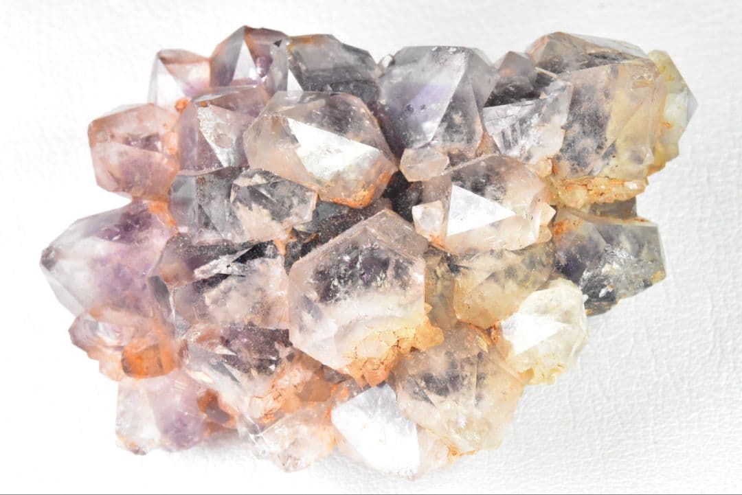 ザンビア産 ホワイトキャップアメジストクラスター