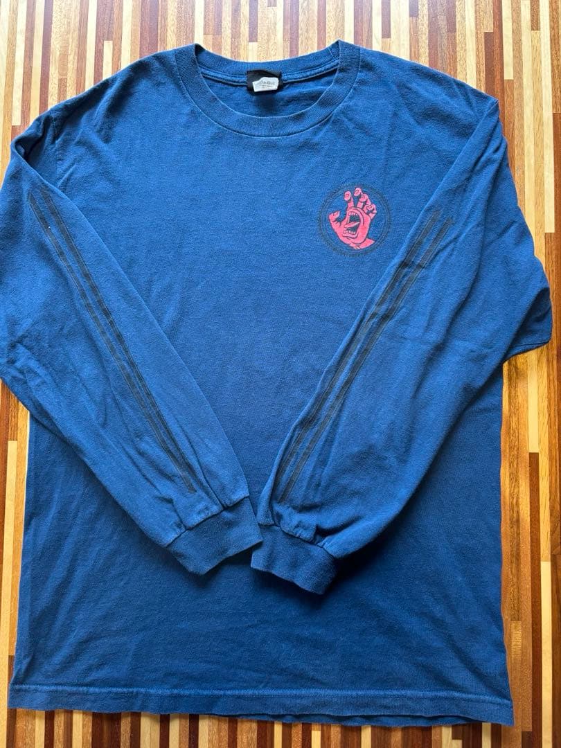 サンタクルーズ 00s NHS黒タグ 激レア赤ハンド　ロンT