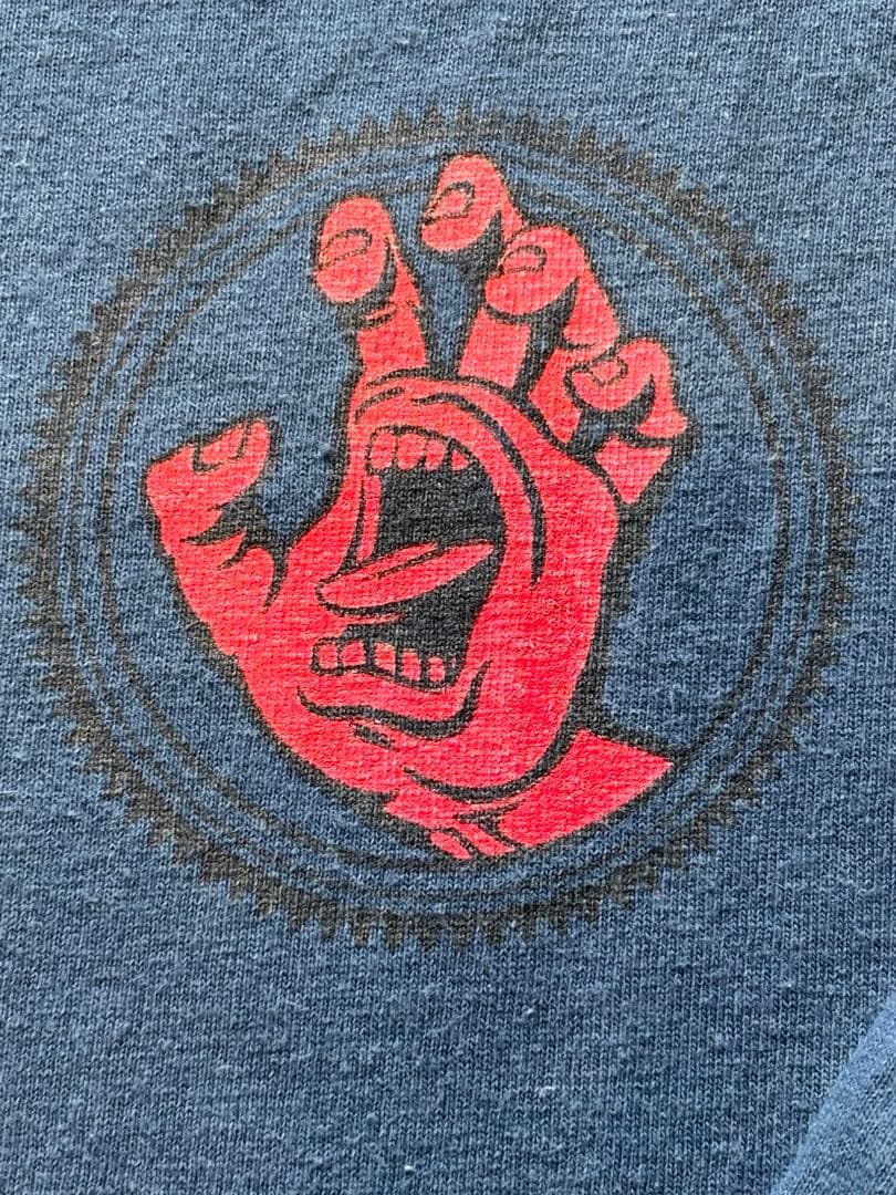 サンタクルーズ 00s NHS黒タグ 激レア赤ハンド　ロンT