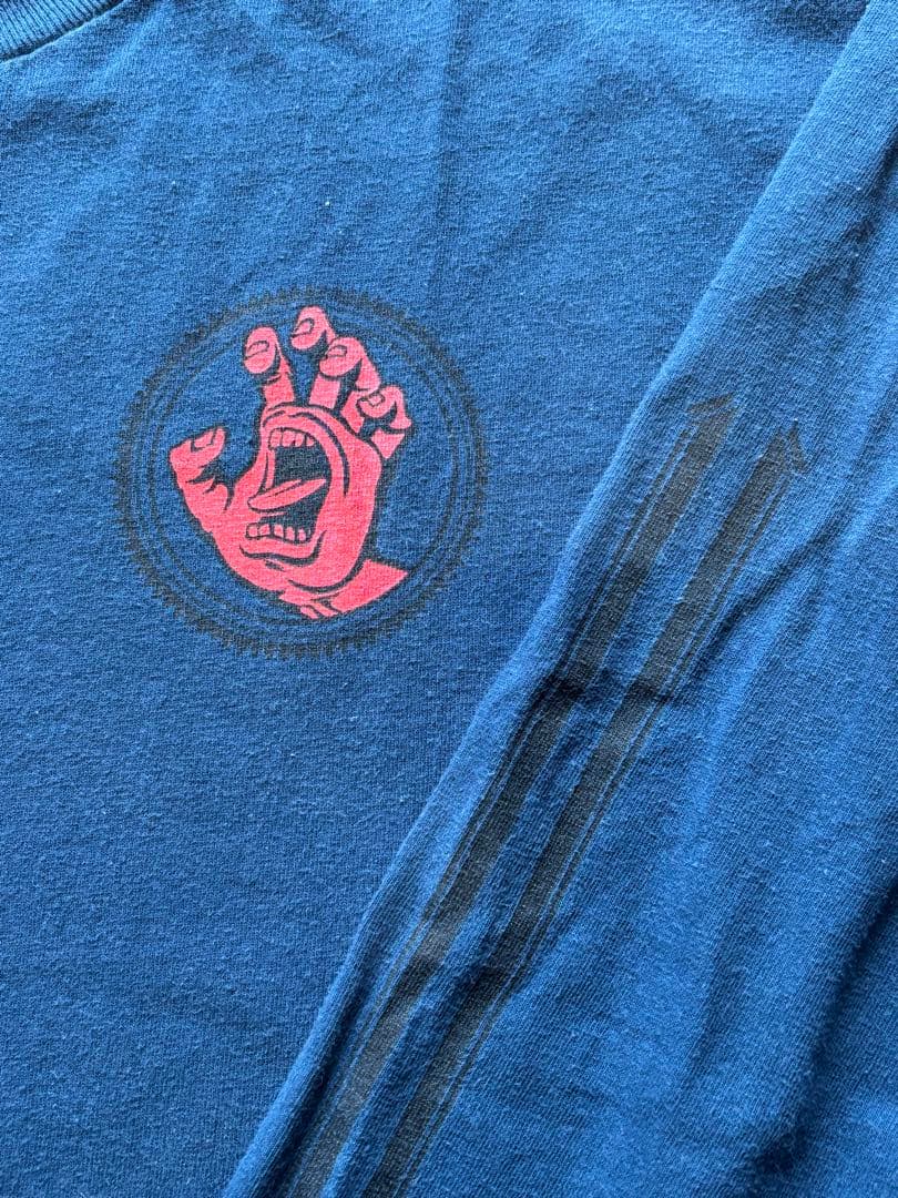 サンタクルーズ 00s NHS黒タグ 激レア赤ハンド　ロンT