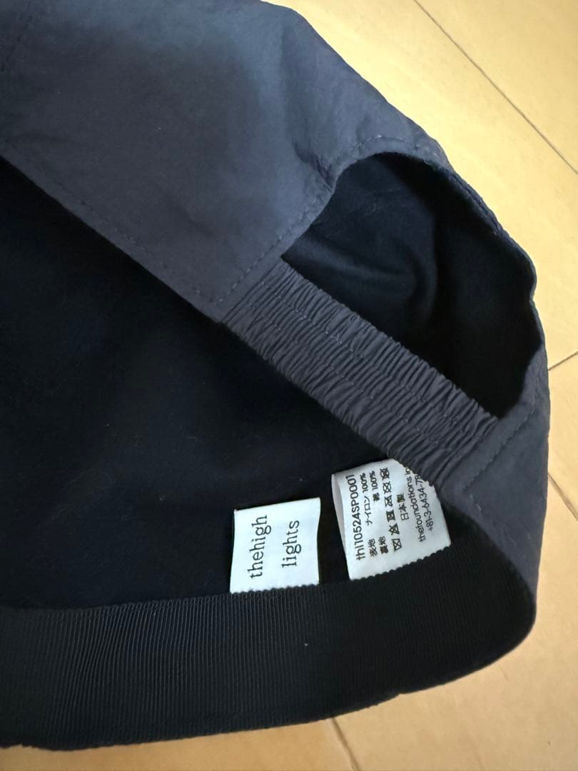 帽子 thehighlights soft'cap'black