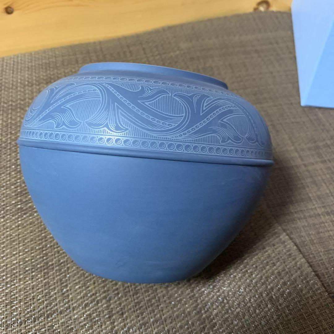限定品　ウェッジウッド ジャスパー　ローズボール　フラワーベース　花瓶　箱付き