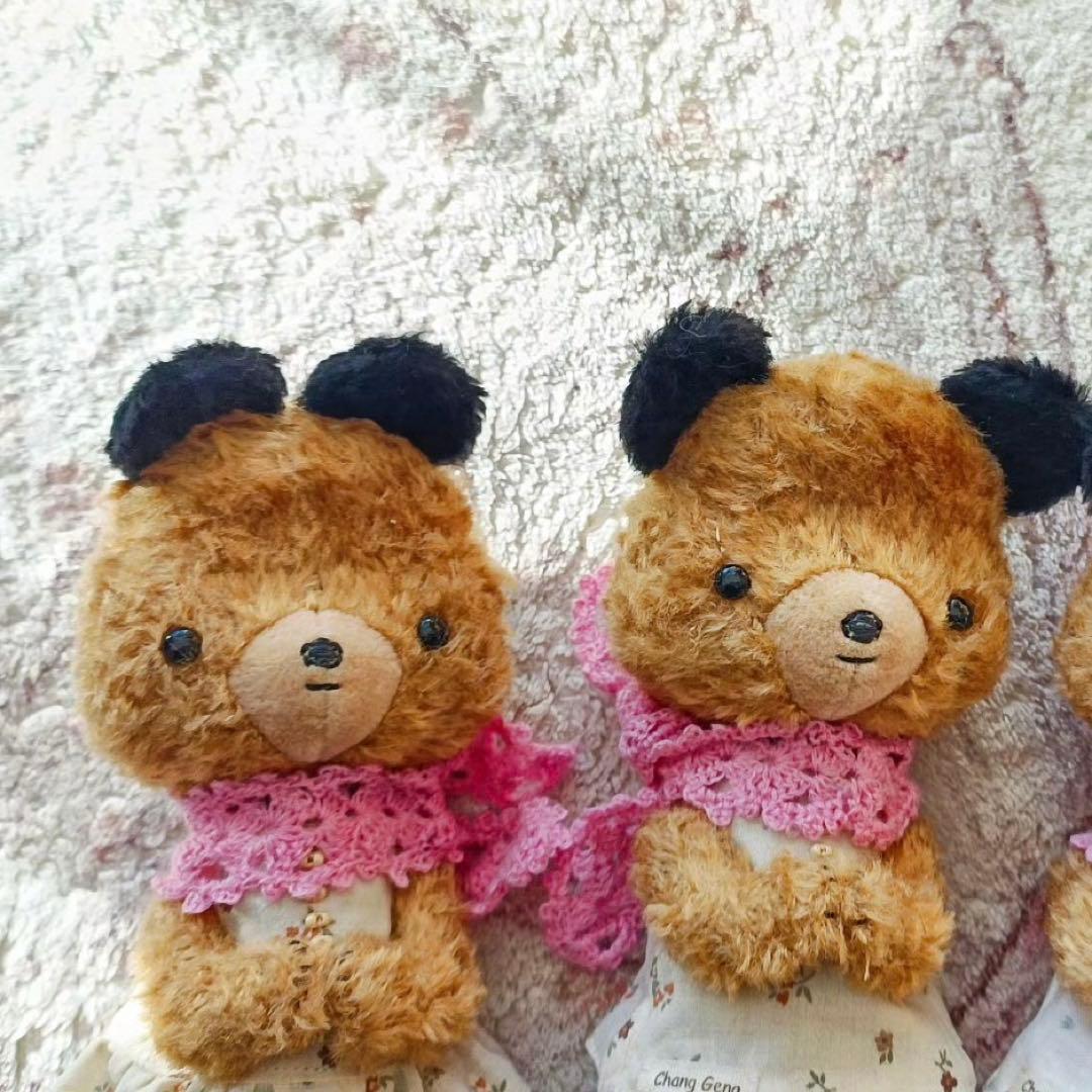 黒ミミテディベア くま ぬいぐるみ アーティストベア 海外作家様 ハンドメイド