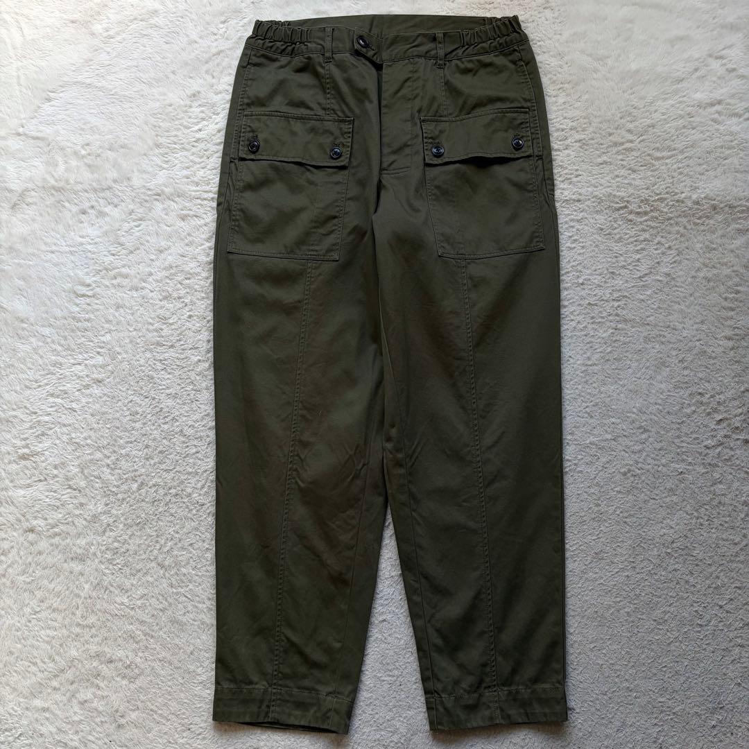 【極美品】バブアー×メゾンキツネ シャツ カーゴパンツ セットアップ ロゴパッチ