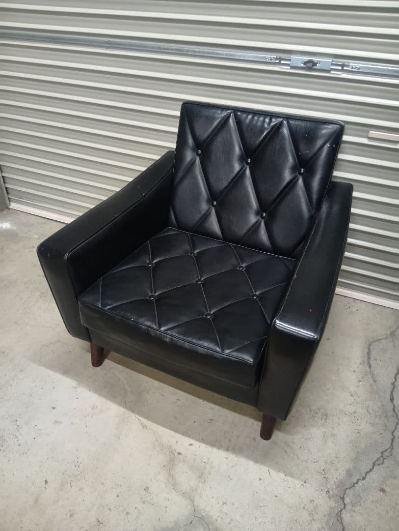 希少！ビンテージ カリモク60 ロビーチェア1シータースタンダードブラック