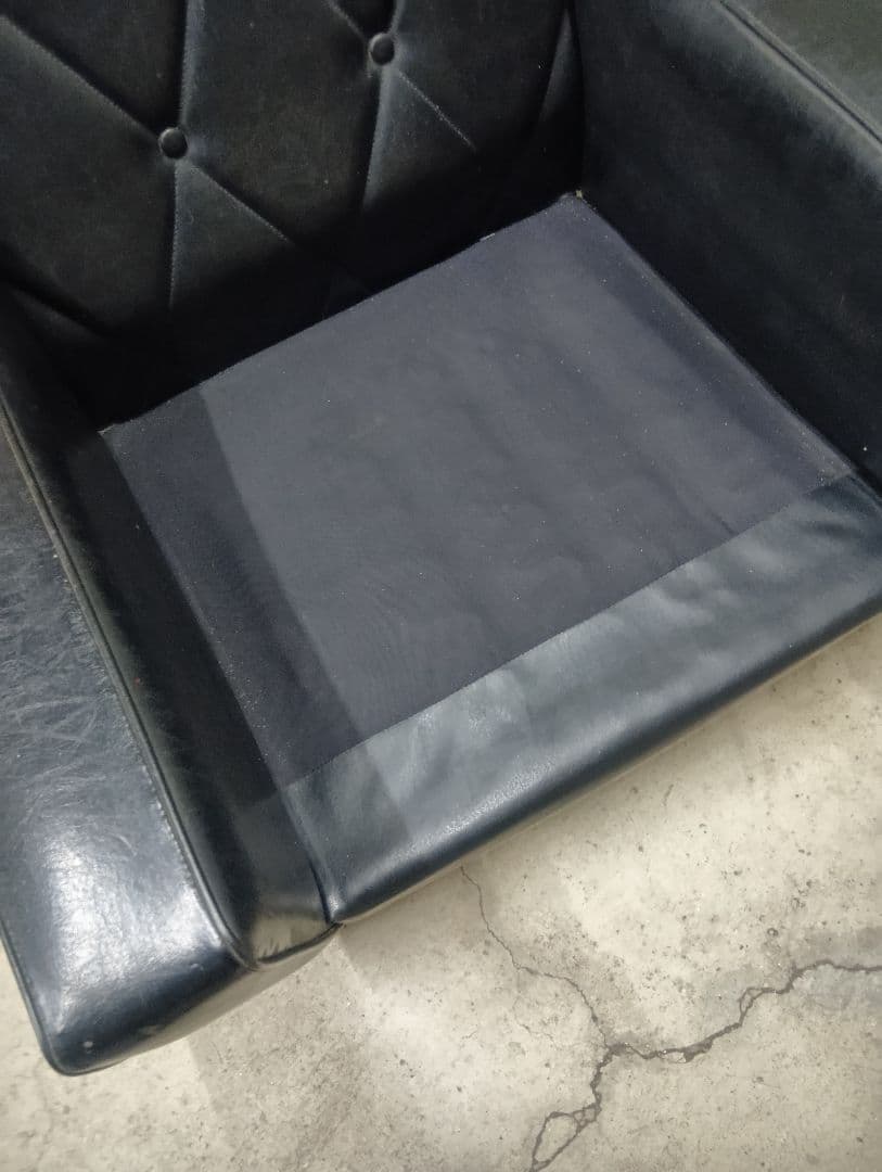 希少！ビンテージ カリモク60 ロビーチェア1シータースタンダードブラック