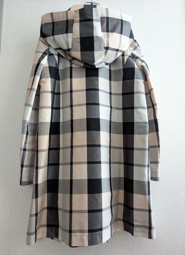 【美品】Grace Continental 撥水スプリングコート　大チェック柄