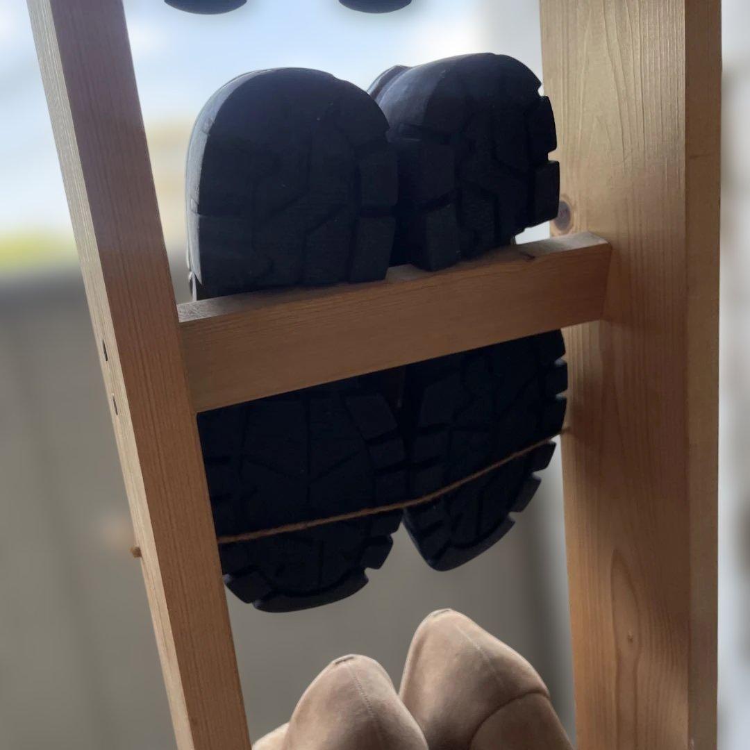 木製シューズラック ヒールラック6足収納