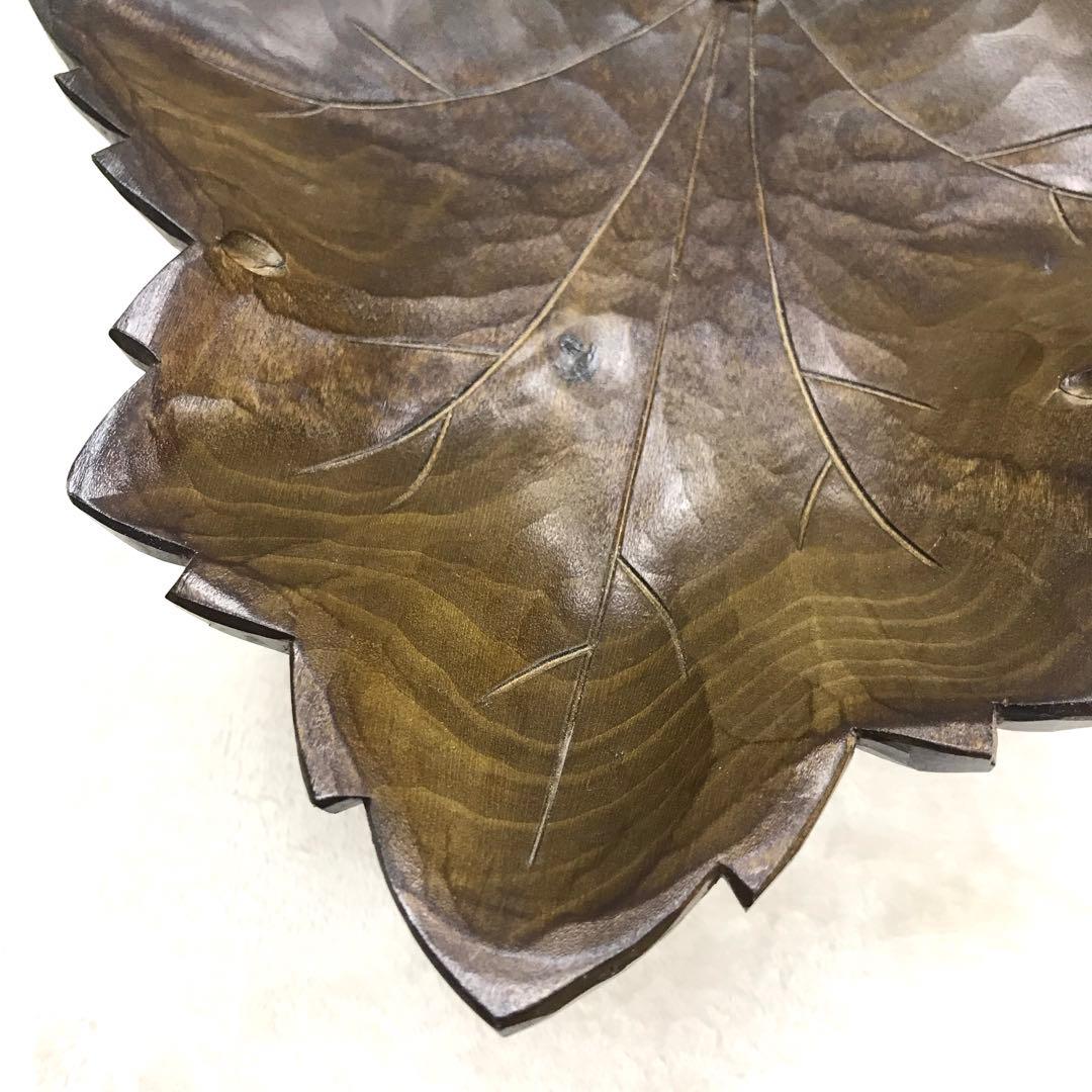 希少リュージュ葡萄木彫り回転式オルゴールフルーツスタンド高級ヴィンテージレア彫刻