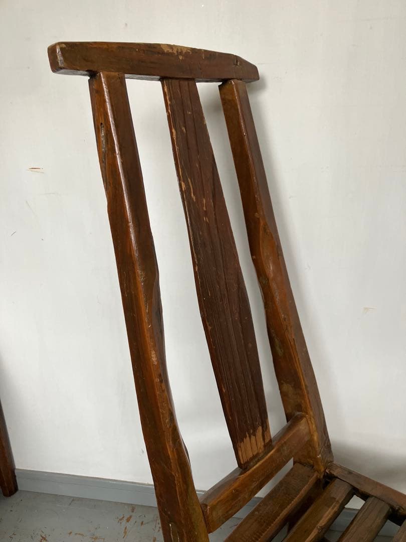 HPDECO アンティークチェア　無垢材　椅子　飾り台　フランス