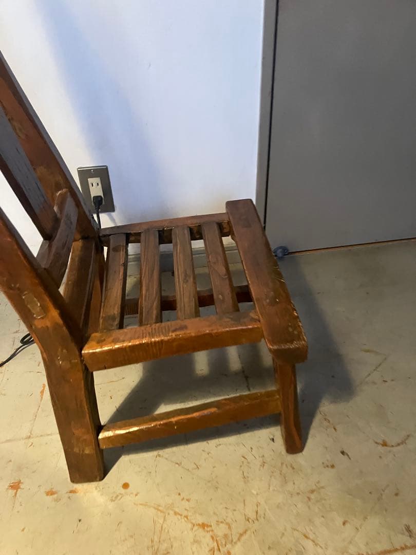 HPDECO アンティークチェア　無垢材　椅子　飾り台　フランス