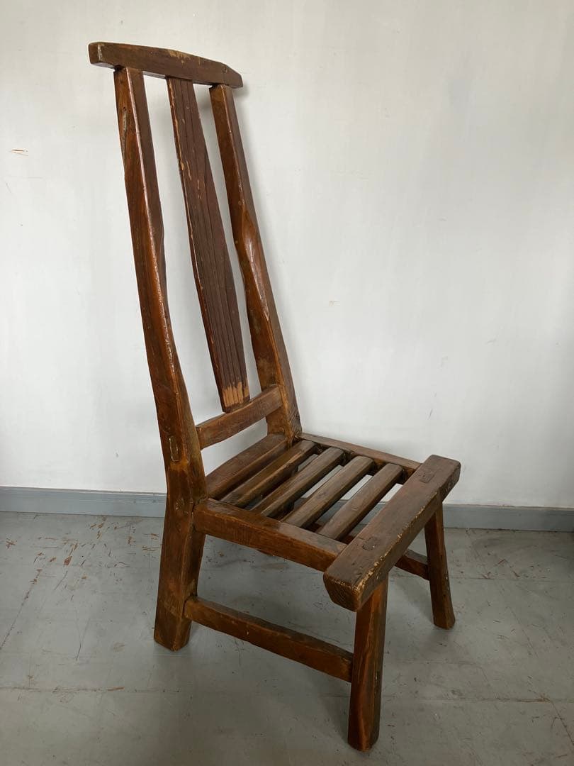 HPDECO アンティークチェア　無垢材　椅子　飾り台　フランス