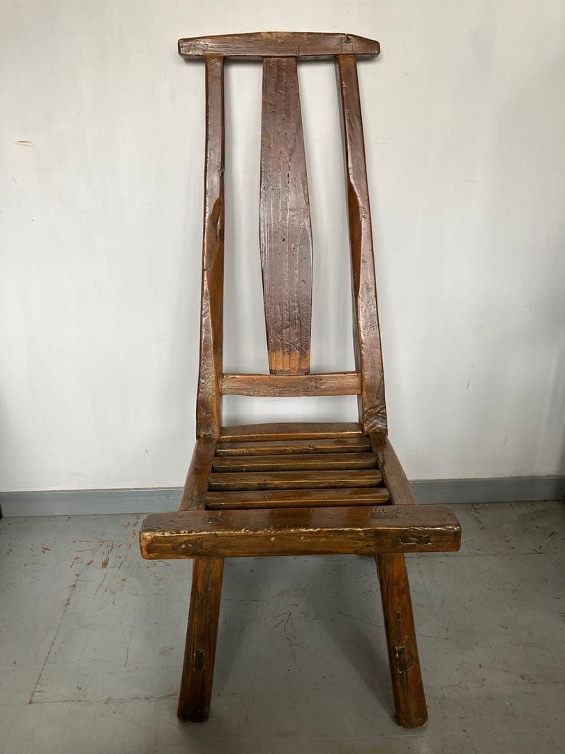 HPDECO アンティークチェア　無垢材　椅子　飾り台　フランス