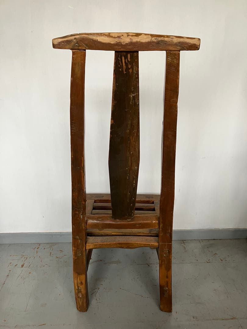 HPDECO アンティークチェア　無垢材　椅子　飾り台　フランス