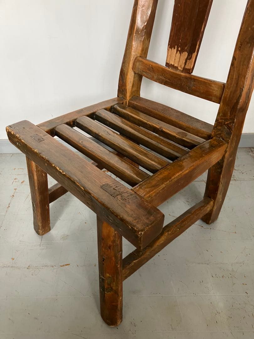 HPDECO アンティークチェア　無垢材　椅子　飾り台　フランス