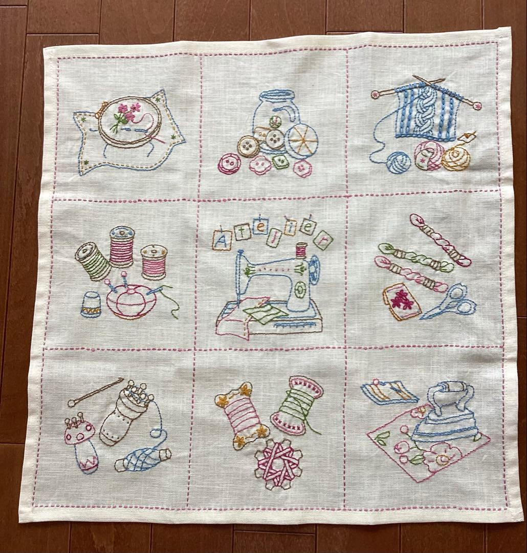 ホビーラホビーレ「アトリエのステッチクロス」完成品