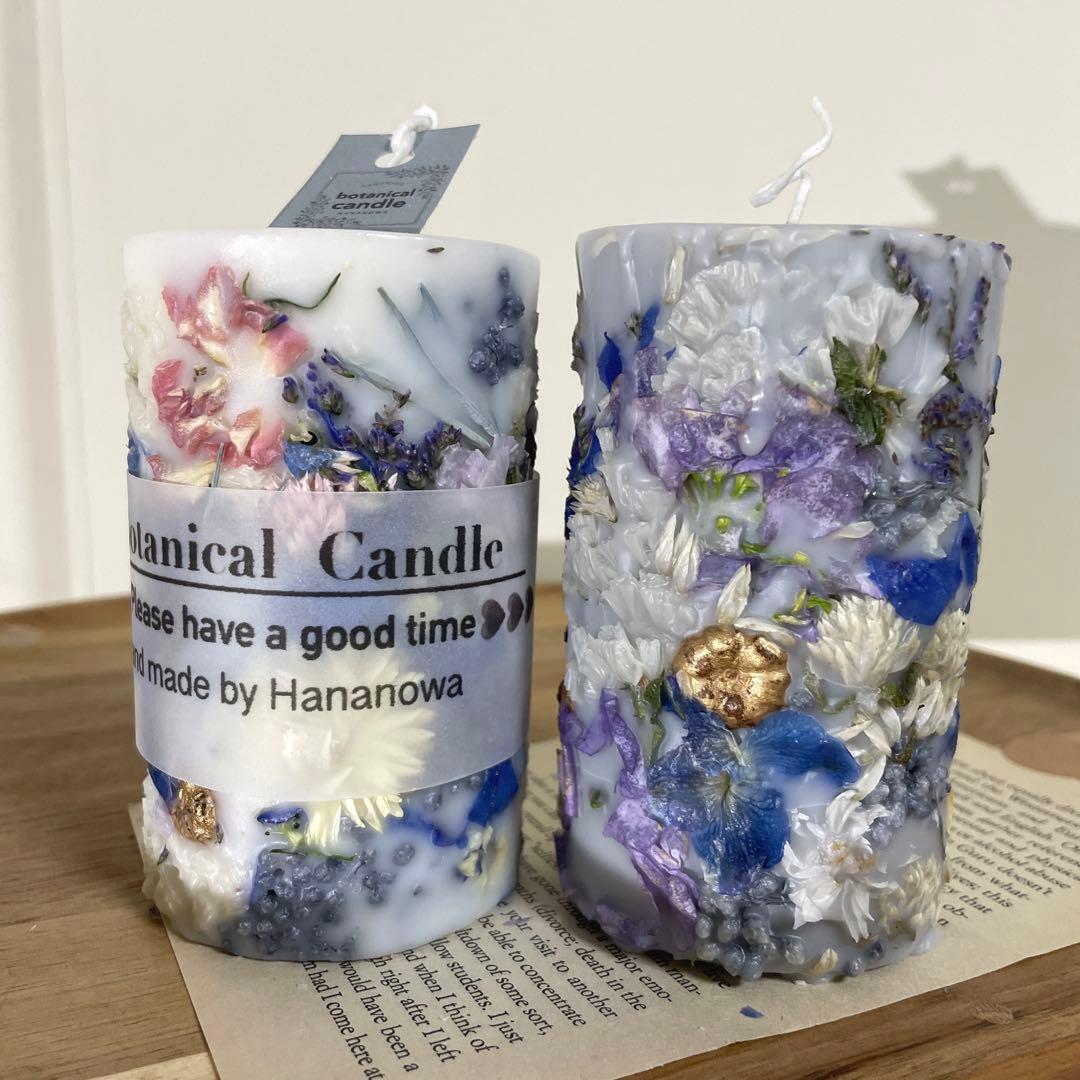 No.454 ボタニカルキャンドル　ソイキャンドル キャンドル