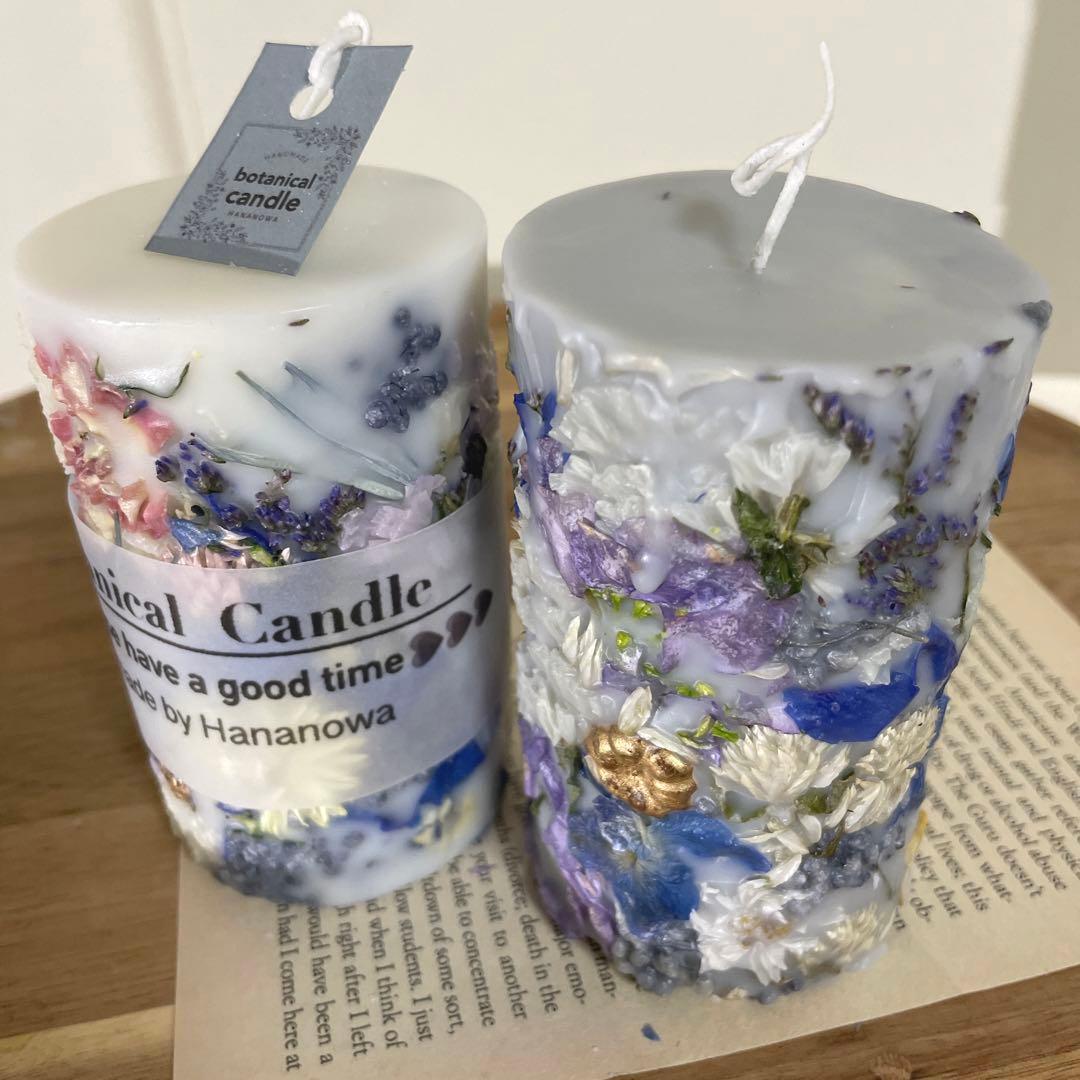 No.454 ボタニカルキャンドル　ソイキャンドル キャンドル