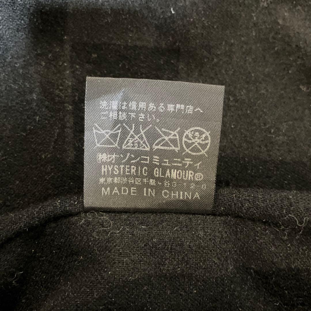 Hysteric Glamour ブラックレザーライダースジャケット