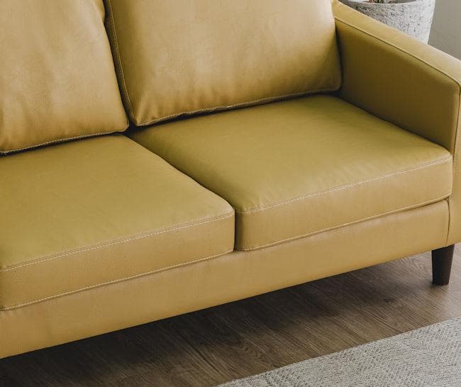 コンパクトサイズ ＰＶＣ２人掛けソファ 合成皮革 ラブソファ モダン（1025）