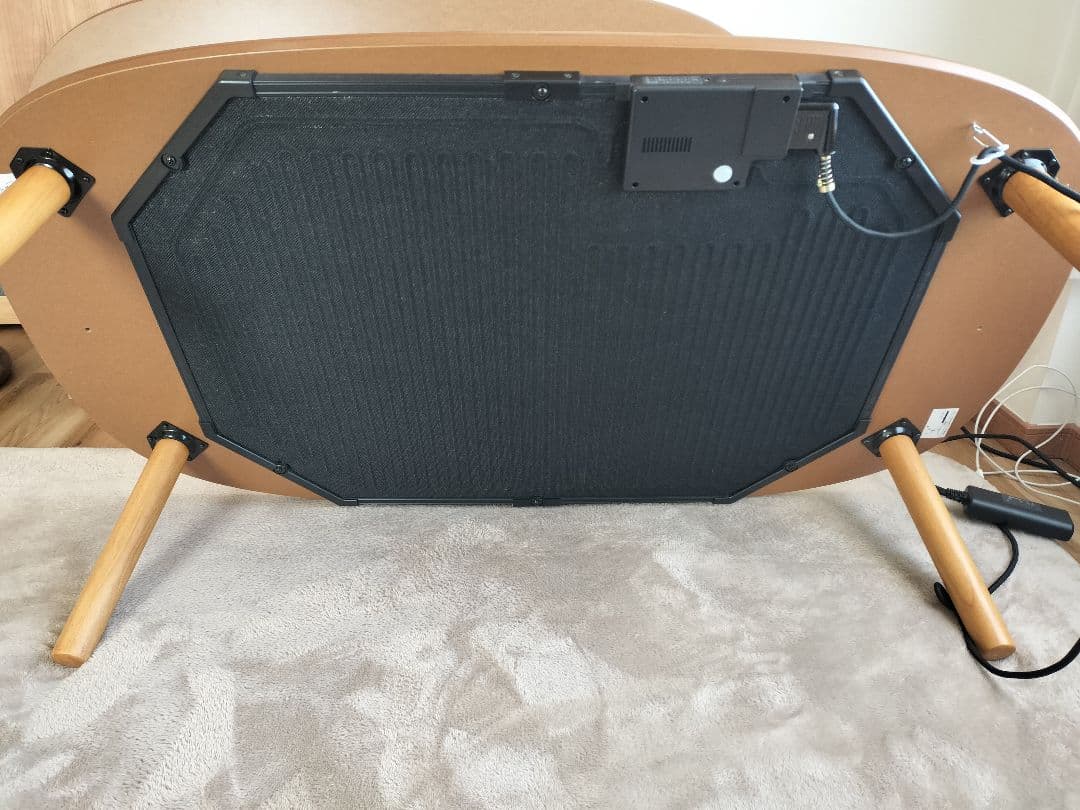 無印良品　楕円コタツ付きテーブル130cm 布団付き