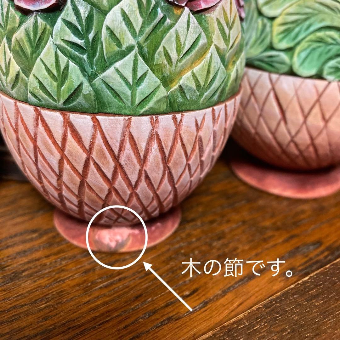 ロシア雑貨☆イースターエッグ型カービングマトリョーシカ(3P)フラワーバスケット