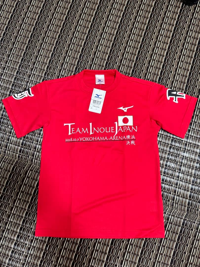 Mizuno Team Inoue Japan Tシャツ Sサイズ 赤　井上尚弥