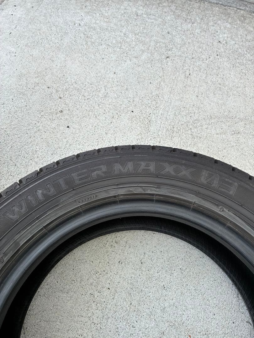 送料込み165/65r14ダンロップウィンターマックス03 4本セットバリ山