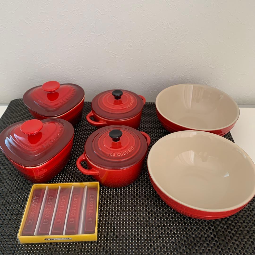 ルクルーゼ　レッド　9点セット♪