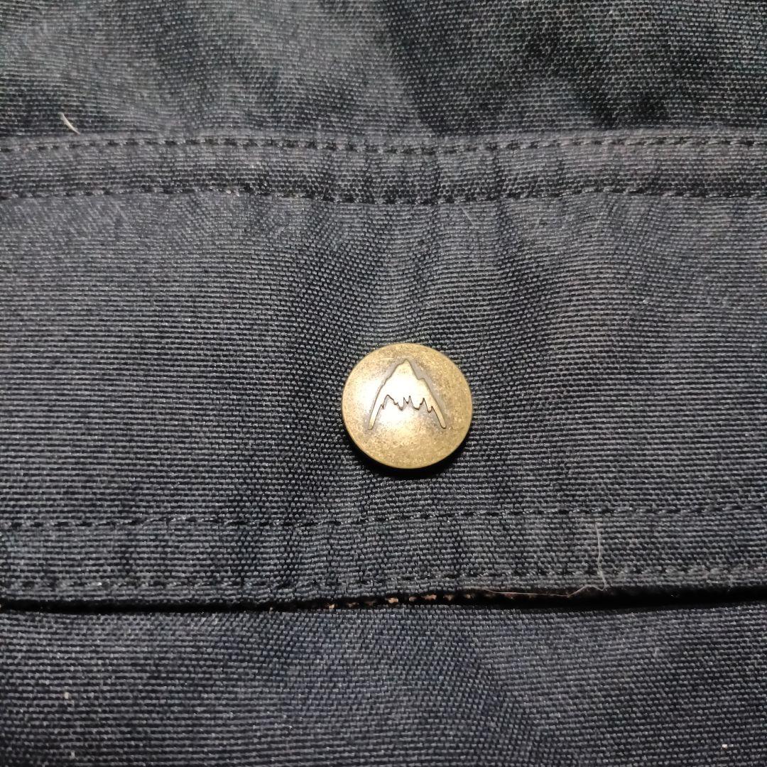 BURTON スノボーウェア コーデュロイ切り替え 黒 サイズL