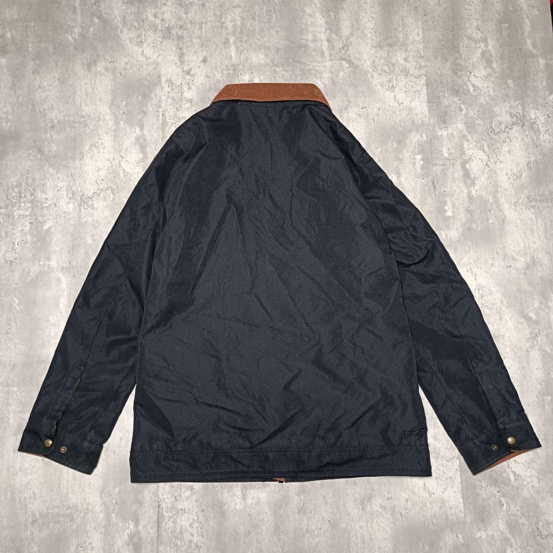 BURTON スノボーウェア コーデュロイ切り替え 黒 サイズL