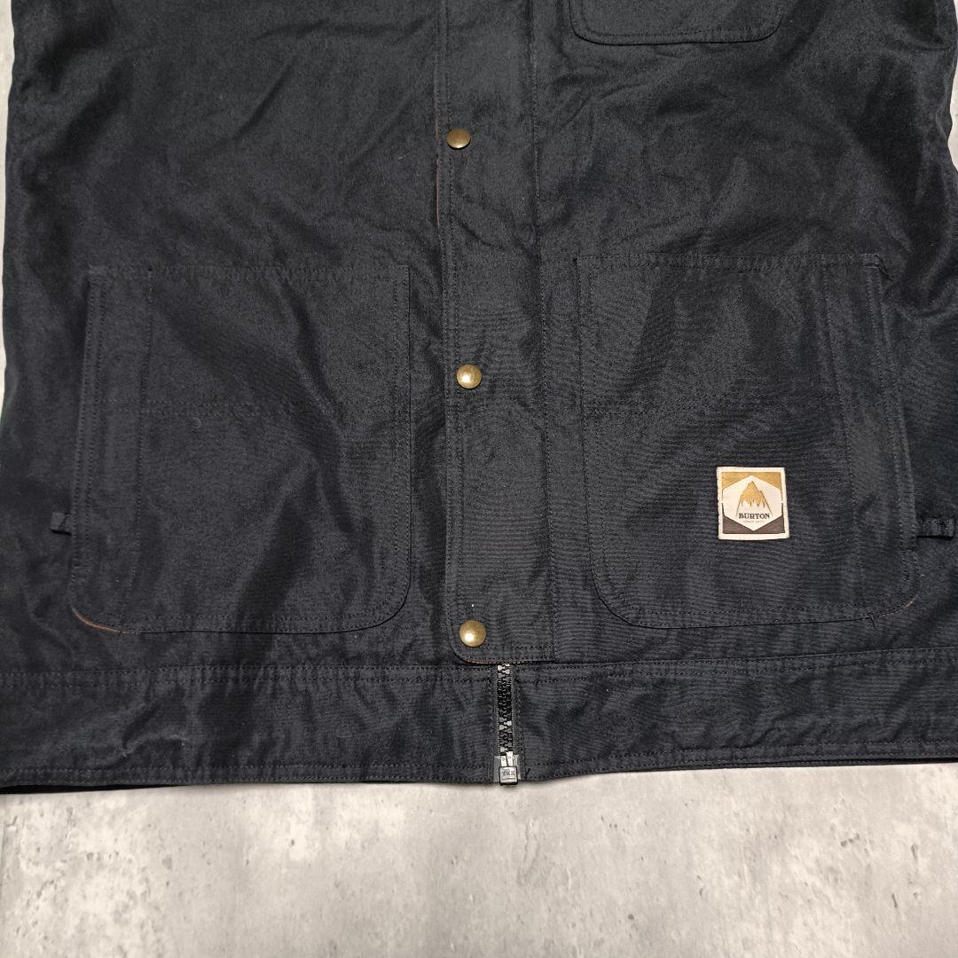 BURTON スノボーウェア コーデュロイ切り替え 黒 サイズL