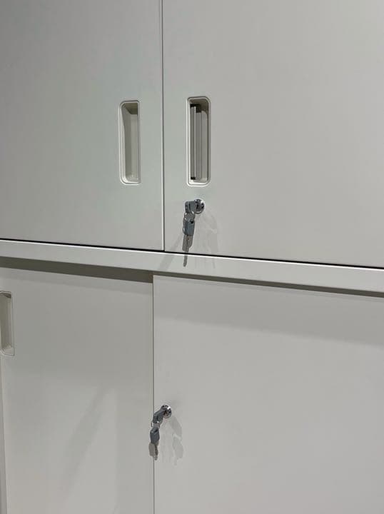 （123094-Z0004) キャビネット ライオン事務器 ホワイト