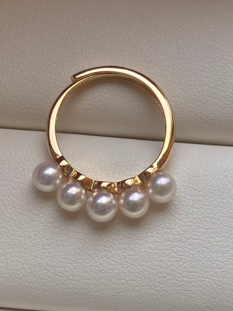 専用ページ　あこやベビーパールリング　2点まとめ