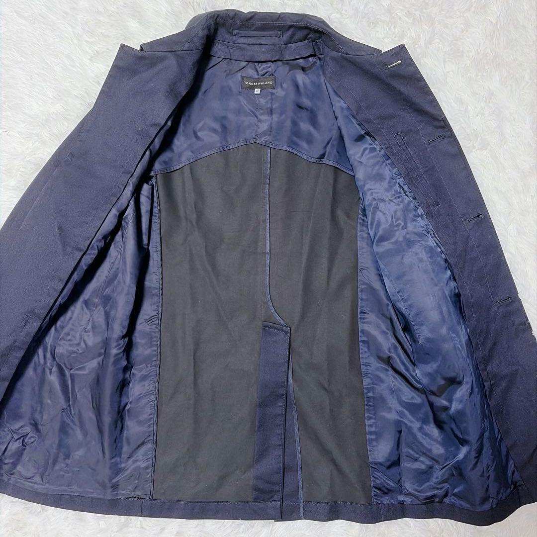 TOMORROWLAND ステンカラーコート　ダウンライナー付き　ネイビー