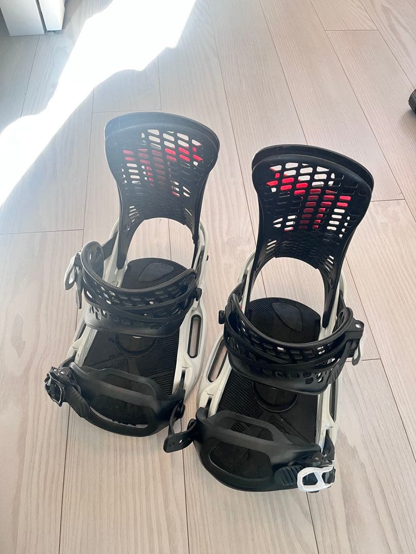 スノーボード ビンディング GENESIS ホワイト/ブラックバートンLサイズ