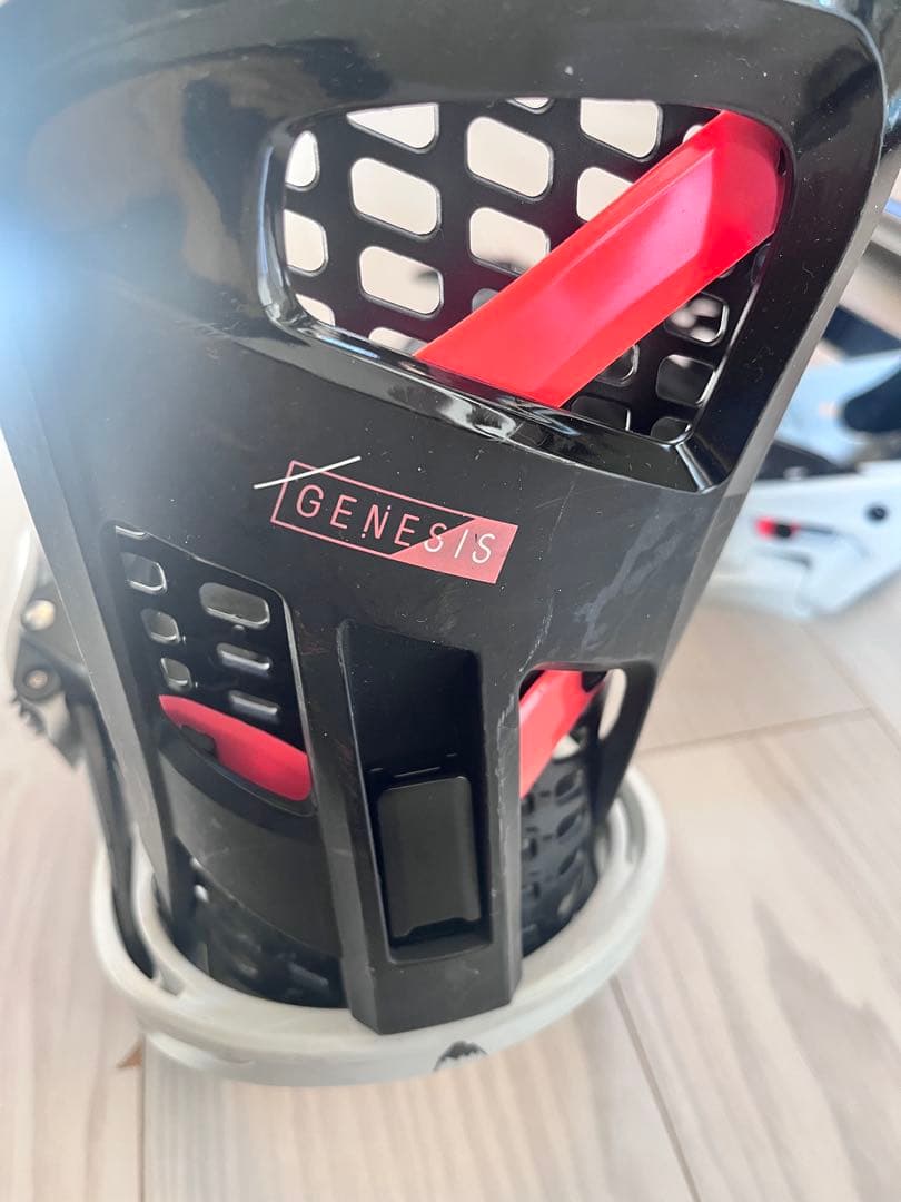 スノーボード ビンディング GENESIS ホワイト/ブラックバートンLサイズ