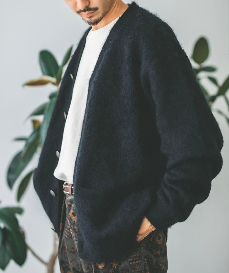 ジャーナルスタンダード　モヘヤ ミックス シャギー カーディガン