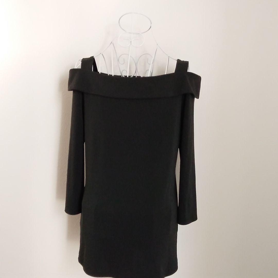 FOXEY NEW YORK☆オフショルダーブラウス　黒　42