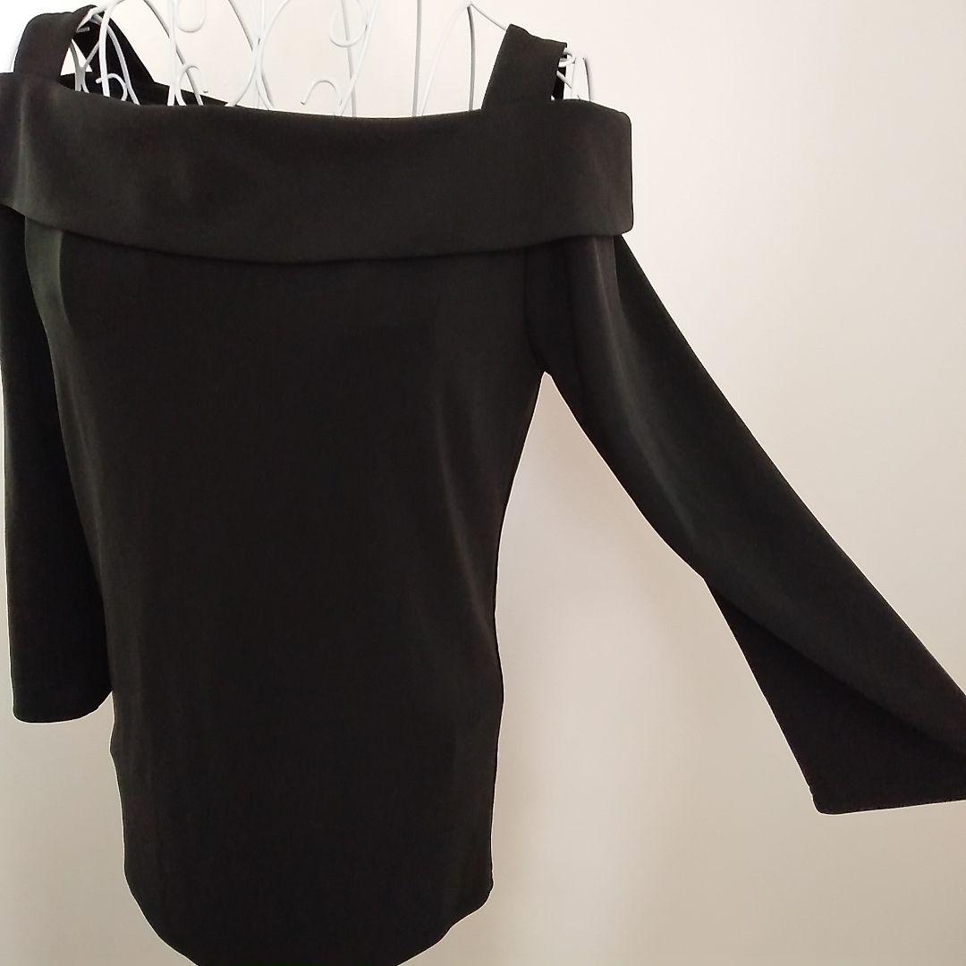 FOXEY NEW YORK☆オフショルダーブラウス　黒　42